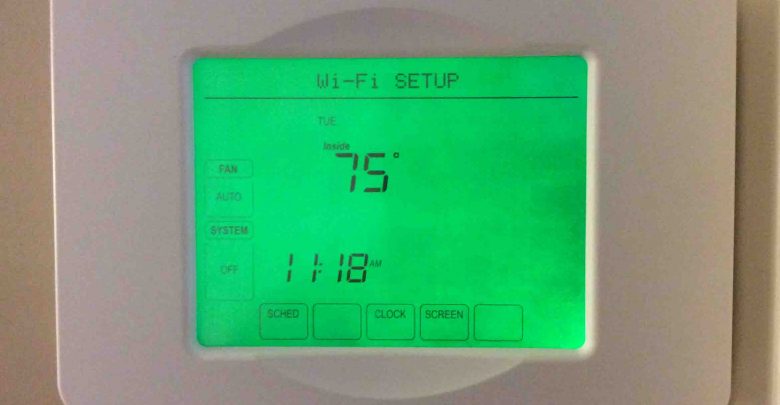 HoneywellRTH8580WFThermostatMainScreenAfterFactoryReset_001
