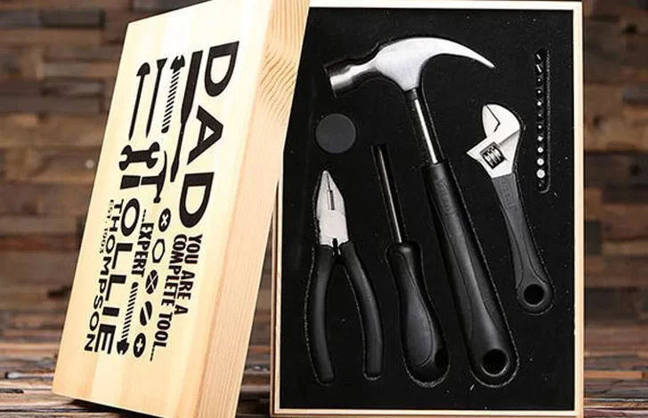Personalized-Tool-Set-Monogrammed-Engraved-Box